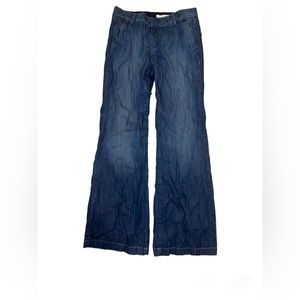 y2k dkny dark wash bootcut jeans